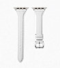 Eiroo Deluxe Apple Watch 4 / Watch 5 Beyaz Gerek Deri Kordon 40mm - Resim: 5