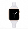 Eiroo Deluxe Apple Watch Gerek Deri Beyaz Kordon 38mm - Resim: 5