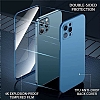 Eiroo Double Protect iPhone 11 Pro 360 Derece Koruma Mavi Kılıf - Resim: 6