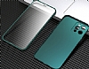 Eiroo Double Protect iPhone 12 360 Derece Koruma Mavi Kılıf - Resim: 5