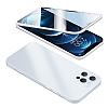 Eiroo Double Protect iPhone 13 Pro Max 360 Derece Koruma Beyaz Klf - Resim: 8