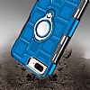 Eiroo Durable iPhone 7 Plus / 8 Plus Ultra Koruma Lacivert Klf - Resim 3