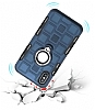 Eiroo Durable iPhone XR Ultra Koruma Mavi Klf - Resim: 4