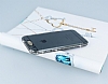 Eiroo Edges Glow iPhone 6 / 6S Ik Sensrl Tal effaf Siyah Silikon Klf - Resim: 3