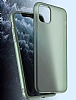 Eiroo Elegant iPhone 11 Pro Pembe Silikon Klf - Resim 1