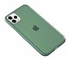 Eiroo Elegant iPhone 11 Pro Max Yeşil Silikon Kılıf