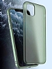 Eiroo Elegant iPhone 11 Pro Max Mavi Silikon Klf - Resim: 1