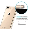 Eiroo Fit Side iPhone 7 Plus / 8 Plus Silikon Kenarl effaf Rubber Klf - Resim 1