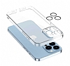 Eiroo Fizy iPhone 12 Pro 6.1 in Kamera Korumal effaf Silikon Klf - Resim: 6