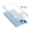 Eiroo Fizy iPhone 13 Kamera Korumal effaf Silikon Klf - Resim 6