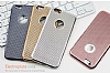 Eiroo Flashy iPhone 6 / 6S Metalik Rose Gold Silikon Klf - Resim 2