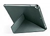 Eiroo Fold Apple iPad 10.2 (2021) Kalemlikli Standl Siyah Klf - Resim 2