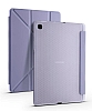 Eiroo Fold Samsung Galaxy Tab S6 Lite Kalemlikli Standl Mor Klf
