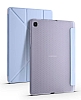 Eiroo Fold Samsung Galaxy Tab S6 Lite Kalemlikli Standl Mavi Klf