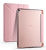 Eiroo Fold iPad 10.2 2020 Kalemlikli Standl Pembe Klf