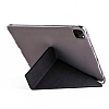 Eiroo Fold iPad Pro 12.9 2020 Kalemlikli Standl Siyah Klf - Resim 2