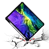 Eiroo Fold iPad Pro 12.9 2020 Kalemlikli Standl Siyah Klf - Resim 4