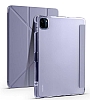 Eiroo Fold Xiaomi Pad 5 Kalemlikli Standl Mor Klf