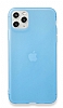 Eiroo Frosty iPhone 11 Pro Mavi Silikon Klf
