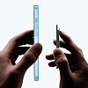 Eiroo Gbox iPhone 12 Macsafe zellikli Kamera Korumal Silver Silikon Klf - Resim: 1