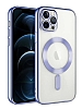 Eiroo Gbox iPhone 11 Pro Max Macsafe zellikli Kamera Korumal Lila Silikon Klf