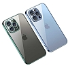 Eiroo Gbox iPhone 12 Pro 6.1 in Kamera Korumal Mat Gold Silikon Klf - Resim: 3