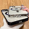 Eiroo Gbox iPhone 14 Macsafe zellikli Kamera Korumal Silver Silikon Klf - Resim 2