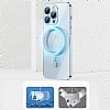 Eiroo Gbox iPhone 14 Pro Macsafe zellikli Kamera Korumal Lacivert Silikon Klf - Resim: 8