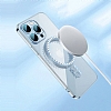 Eiroo Gbox iPhone 14 Pro Macsafe zellikli Kamera Korumal Lacivert Silikon Klf - Resim: 7