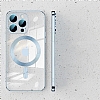 Eiroo Gbox iPhone 14 Pro Macsafe zellikli Kamera Korumal Lacivert Silikon Klf - Resim: 3