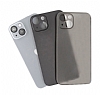 Eiroo Ghost Thin iPhone 14 Plus Ultra nce effaf Beyaz Rubber Klf - Resim 4