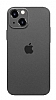 Eiroo Ghost Thin iPhone 14 Plus Ultra nce effaf Siyah Rubber Klf
