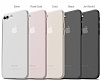 Eiroo Ghost Thin iPhone 7 Plus / 8 Plus Ultra nce Siyah Rubber Klf - Resim 2