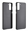 Eiroo Ghost Thin Samsung Galaxy S21 Siyah nce Rubber Klf - Resim: 1