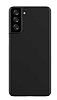 Eiroo Ghost Thin Samsung Galaxy S21 Plus Siyah nce Rubber Klf