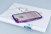 Eiroo Glace iPhone 6 Plus / 6S Plus Mor Tal Kenarl effaf Silikon Klf - Resim: 2