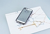 Eiroo Glace iPhone SE / 5 / 5S Tal Siyah Kenarl effaf Silikon Klf - Resim: 2