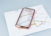 Eiroo Glace Samsung Galaxy Grand Prime / Prime Plus Rose Gold Tal Kenarl effaf Silikon Klf - Resim 2