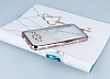 Eiroo Glace Samsung Galaxy J3 2016 Rose Gold Tal Kenarl effaf Silikon Klf - Resim: 1