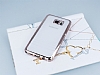 Eiroo Glace Samsung Galaxy Note 5 Rose Gold Tal Kenarl effaf Silikon Klf - Resim 2
