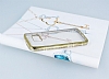 Eiroo Glace Samsung Galaxy S7 Tal Gold Kenarl effaf Silikon Klf - Resim: 2
