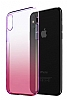 Eiroo Gradient iPhone X / XS Geili Pembe Rubber Klf