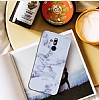 Eiroo Granit Huawei Mate 20 Lite Beyaz Silikon Klf - Resim 1