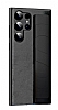 Eiroo Grip Samsung Galaxy S24 Ultra Standl Siyah Rubber Klf