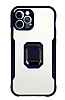 Eiroo Guard iPhone 12 Pro Max 6.7 in Ultra Koruma Lacivert Klf