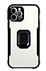 Eiroo Guard iPhone 12 Pro 6.1 in Ultra Koruma Siyah Klf