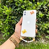 Eiroo Gummy iPhone 11 Turuncu Kelebekli Kiiye zel Harfli effaf Ultra Koruma Klf - Resim 5