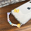 Eiroo Gummy iPhone 13 Mor Kelebek Kiiye zel simli effaf Ultra Koruma Klf - Resim: 5