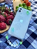 Eiroo Gummy iPhone 13 Yeil Ayck Kiiye zel simli effaf Ultra Koruma Klf - Resim 3