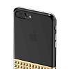 Eiroo Half Glare iPhone 7 Plus / 8 Plus Gold Silikon Klf - Resim: 2